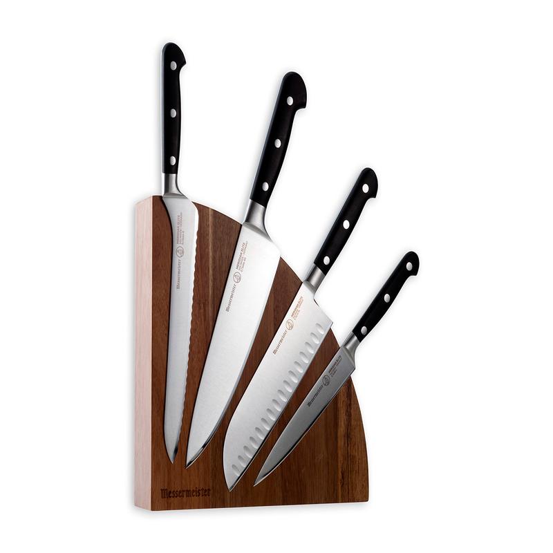 Messermeister Meridian Elite 6 Piece Magnet Knife Block Set