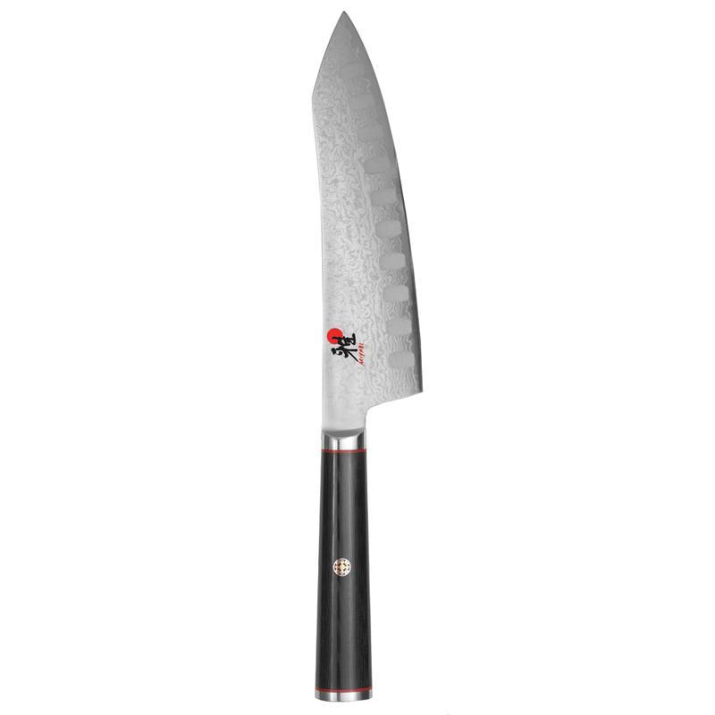 Miyabi Kaizen 5000DP 7" Hollow Edge Rocking Santoku Knife