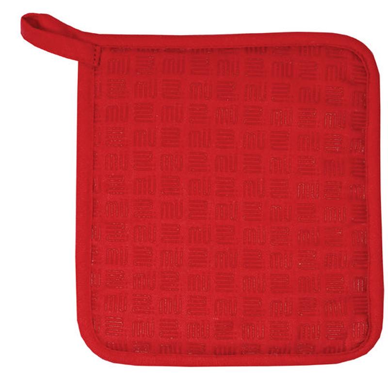 MU Kitchen Cotton Silicone Potholder - Pepper Red