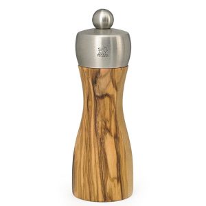 Peugeot 6-Inch Classic Fidji Salt Mill, Olive Wood