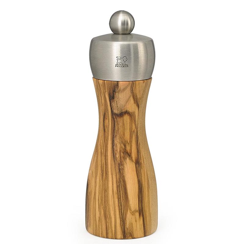 Peugeot 6-Inch Classic Fidji Salt Mill, Olive Wood