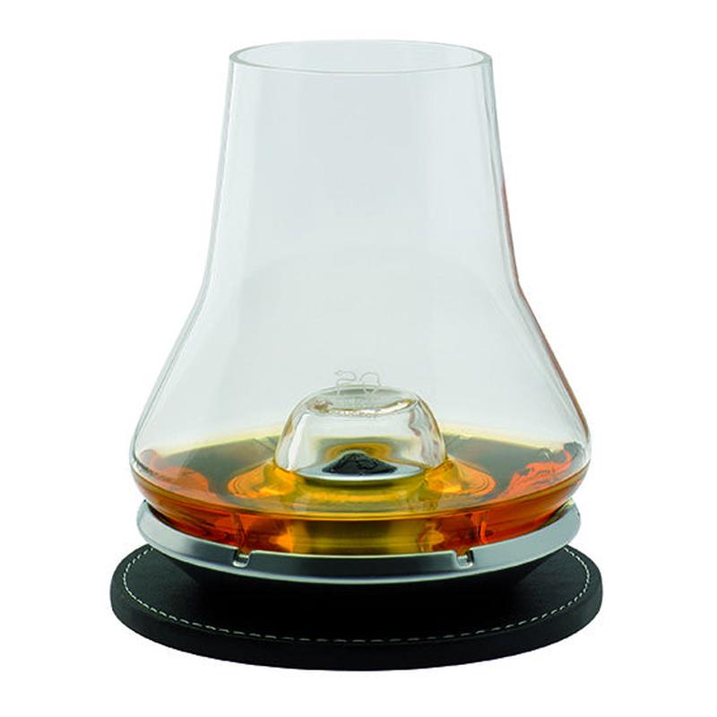 Peugeot Le Whiskey Tasting Glass Set with Chilling Base, Clear