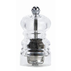 Peugeot Nancy Pepper Mill Acrylic, 4-Inch Clear
