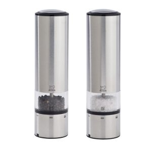 Peugeot Elis Sense Electric Salt & Pepper Mill Set, Stainless