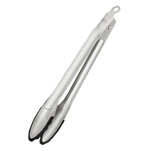 Rosle 11.8-Inch Stainless Steel & Silicone Locking Tongs