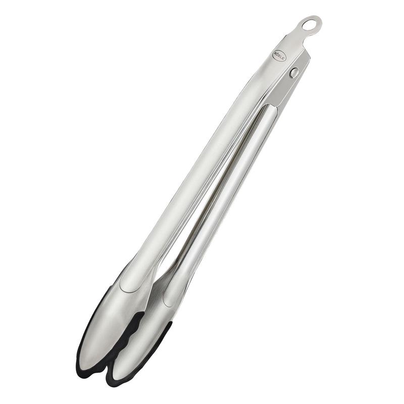 Rosle 11.8-Inch Stainless Steel & Silicone Locking Tongs