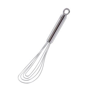 Rosle 8.7-Inch Stainless Steel Flat Whisk  Compact Whisk for Sauces, Roux, and Dressings