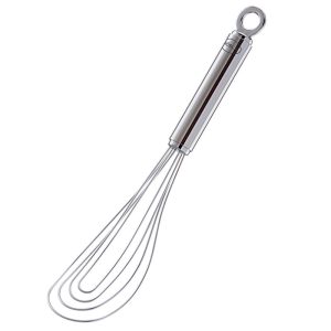 Rosle Stainless Steel Flat Whisk, 10.6 Inch