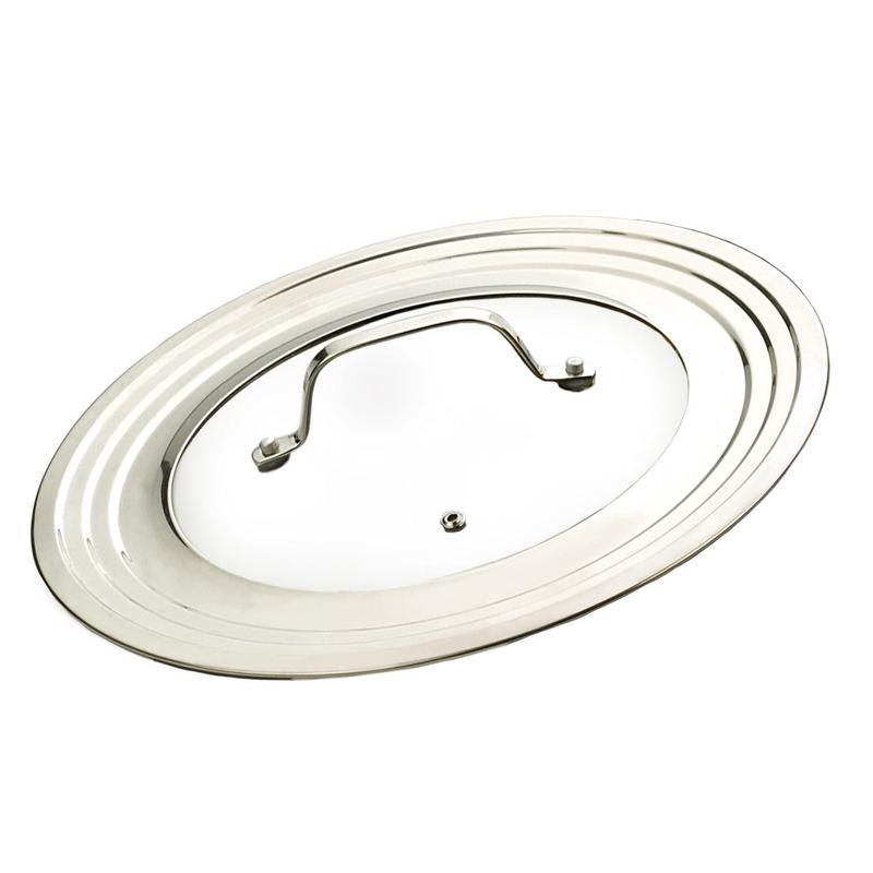 RSVP Endurance Universal Pot Lid With Glass Insert