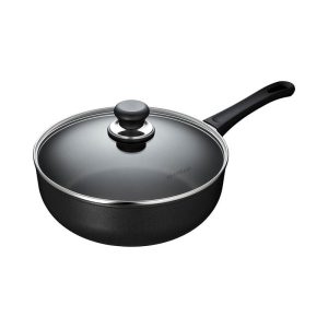 Scanpan Classic 10.25 Inch Deep Saute Pan w/Lid, 4 Quart Capacity