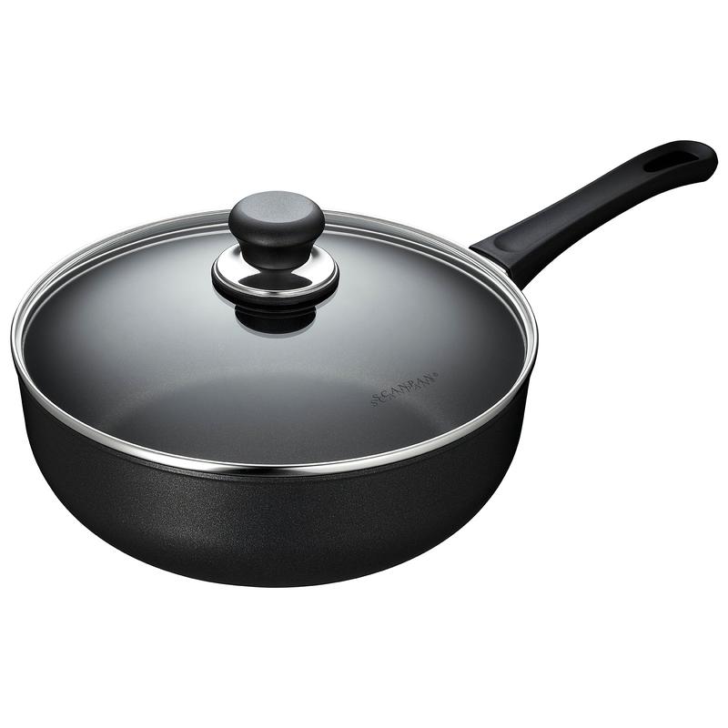 Scanpan Classic 4 Quart Deep Saute Pan With Lid, 10.25-Inch