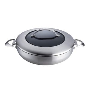 Scanpan CTX 12.75 Inch Nonstick Chef's Pan, 5.25 Quart, Stainless Steel