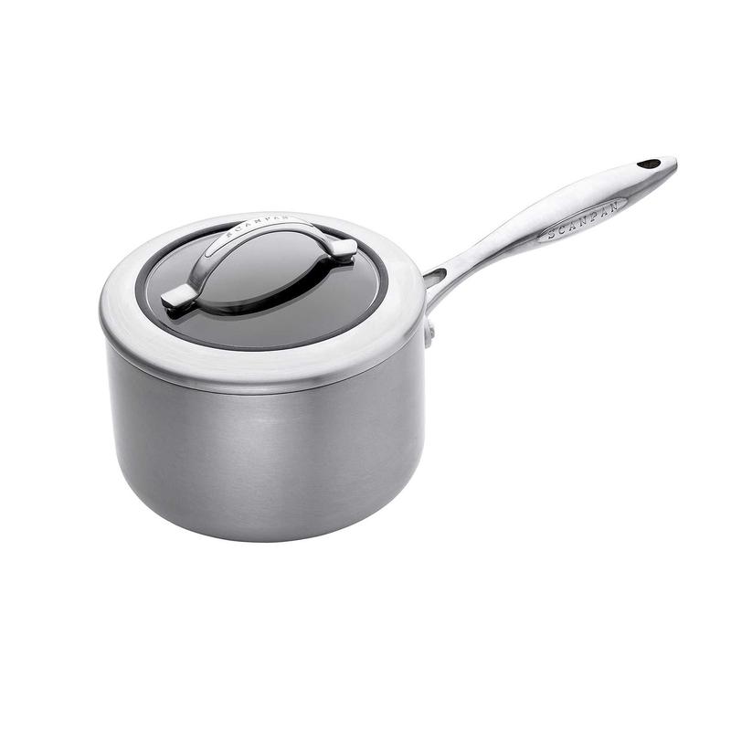 Scanpan CTX 2 Quart Saucepan with Lid, Stainless Steel