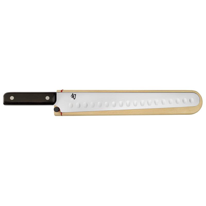 Shun Classic 12-Inch Hollow Ground Brisket Knife with Saya