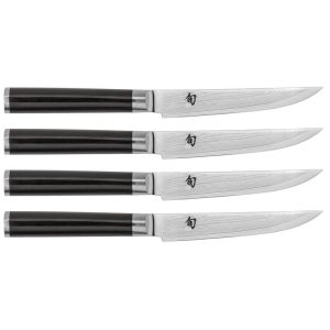 Shun Classic 4 Piece Steak Knife Set DMS400