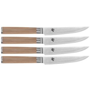 Shun Classic Blonde 4 Piece Steak Knife Set