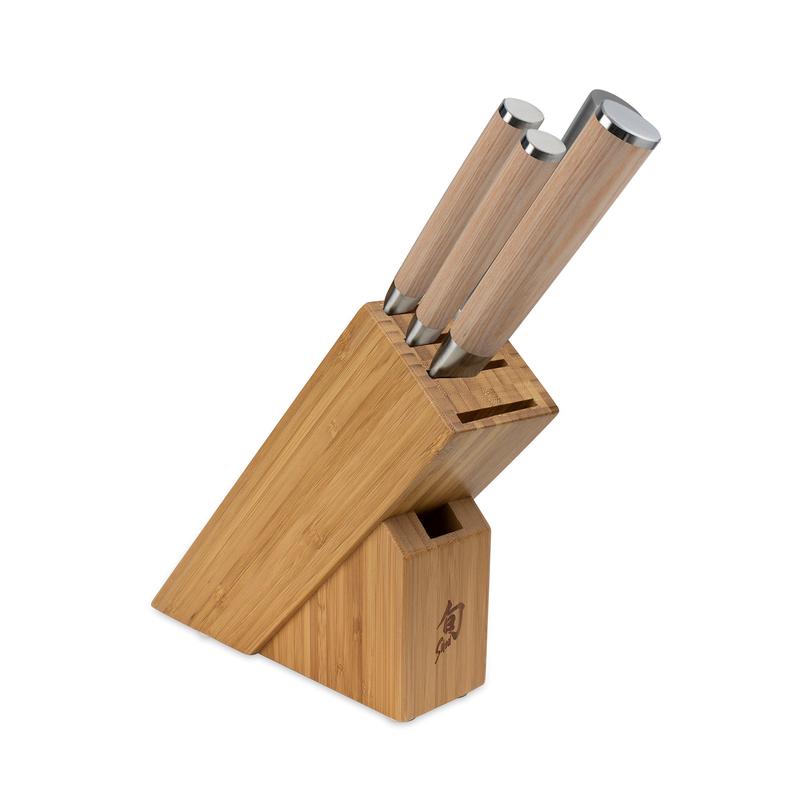 Shun Classic Blonde 5 Piece Starter Knife Block Set