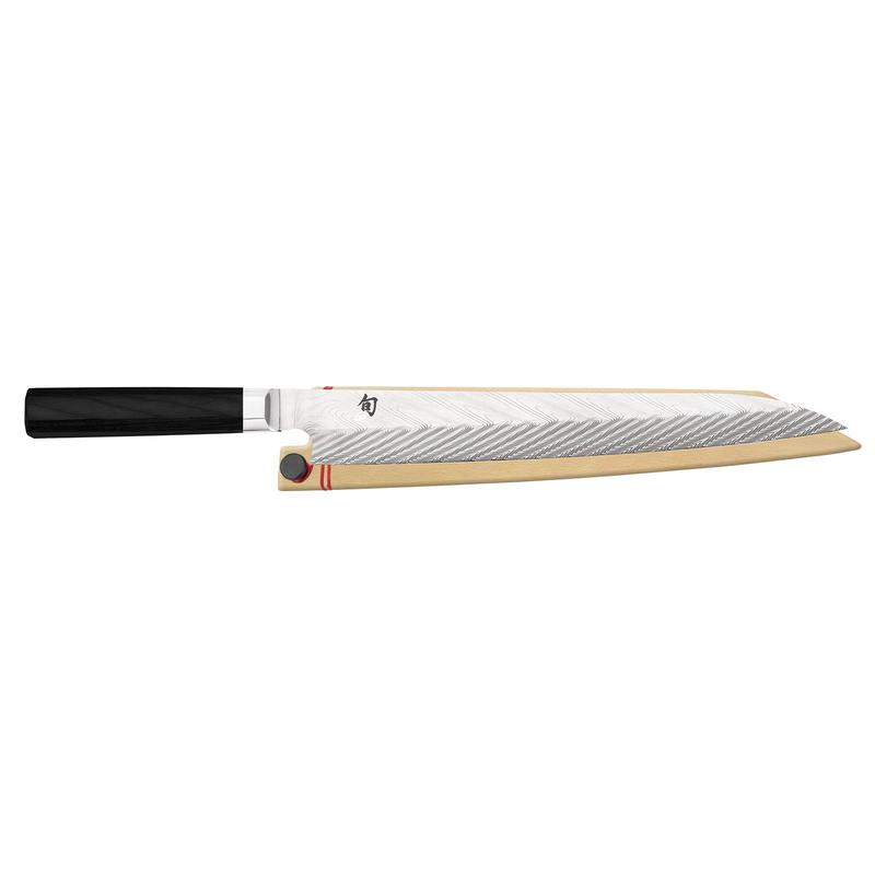 Shun Dual Core 10.5-Inch Yanagiba Knife with Saya