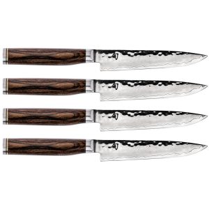 Shun Premier 4 Piece Steak Knife Set TDMS0400