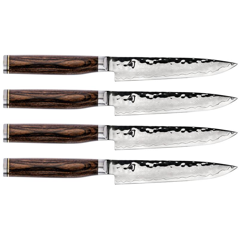 Shun Premier 4 Piece Steak Knife Set TDMS0400