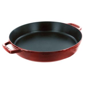 Staub 13" Double Handle Fry Pan, Cherry