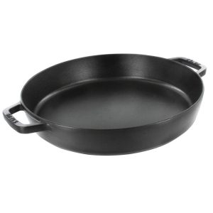 Staub 13" Double Handle Fry Pan, Matte Black