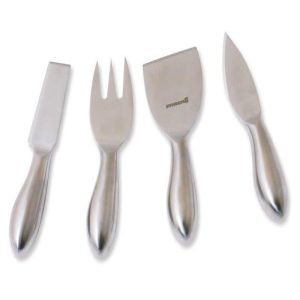 Swissmar 4 Piece Petite Cheese Knife Set Stainless Steel