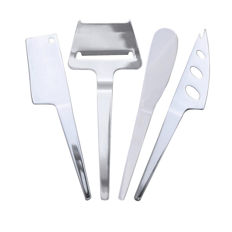 Swissmar 4 Piece Slim-Line Cheese Knife Set