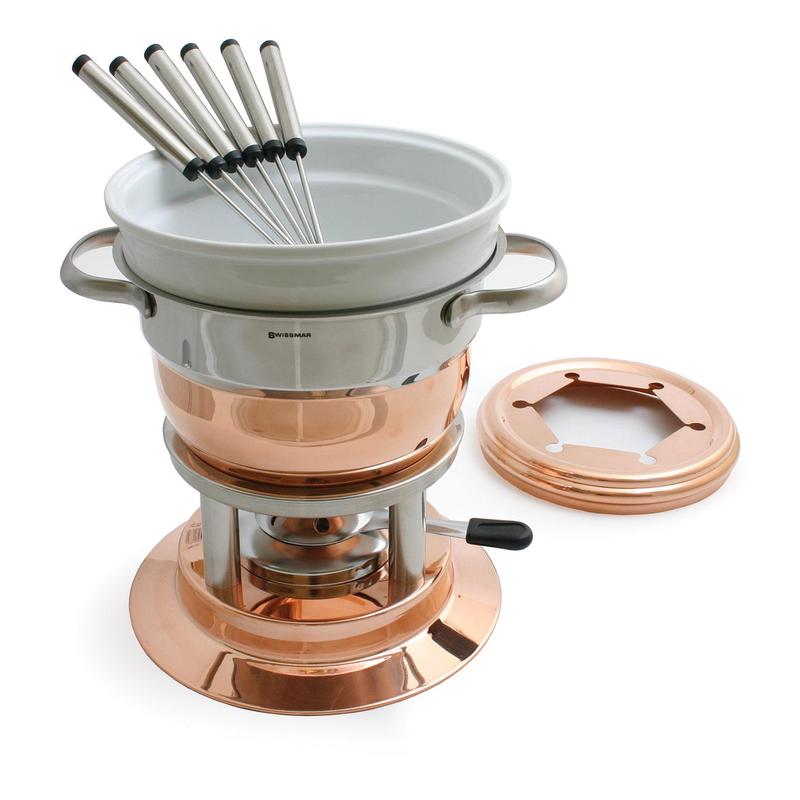 Swissmar Lausanne 11 Piece Copper Fondue Set