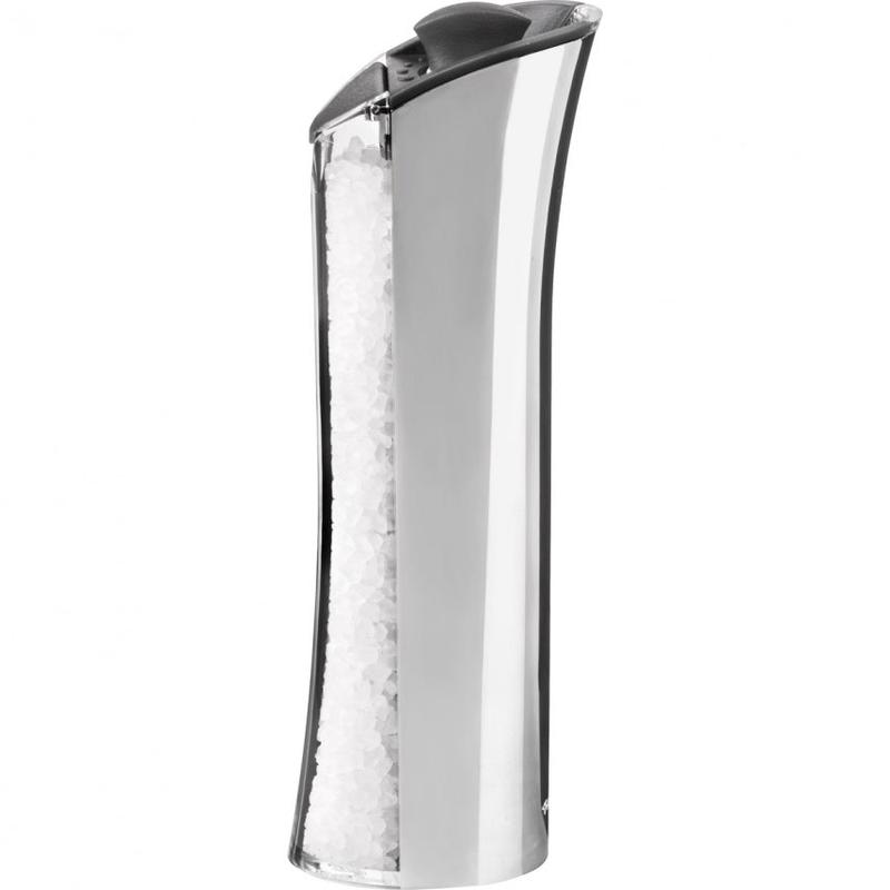 Trudeau 8 Inch Graviti Plus Salt Mill, Chrome