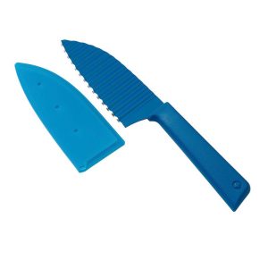 Kuhn Rikon Colori+ Crinkle Cut Garnish Knife, 5-Inch