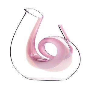 Riedel Curly Decanter, Pink