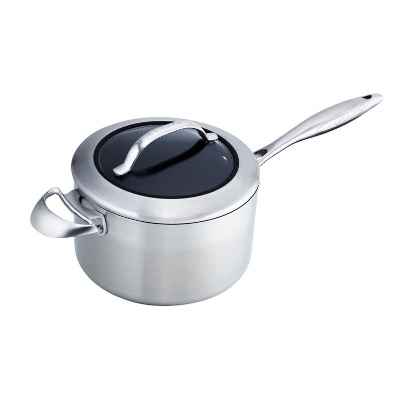 Scanpan CTX 4 Quart Saucepan with Lid, Stainless Steel