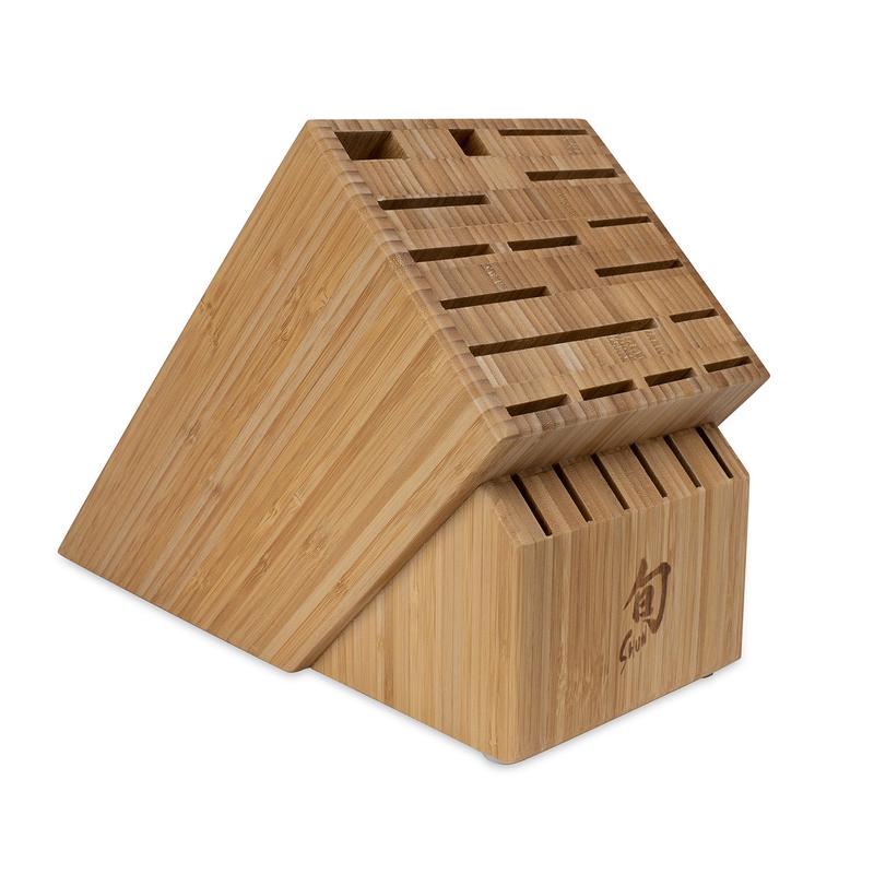 Shun 22 Slot Bamboo Knife Block