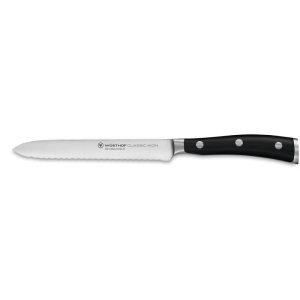 Wusthof Classic Ikon 5 Inch Serrated Utility Knife