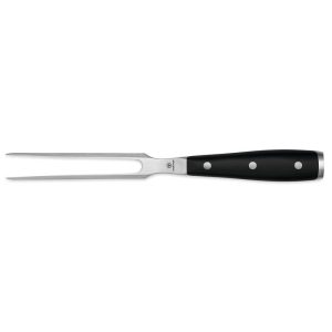 Wusthof Classic Ikon 6" Straight Meat Fork, Double Bolster
