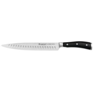 Wusthof Classic Ikon 9 Inch Carving Knife, Hollow Edge