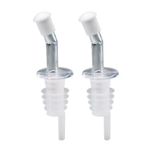 HIC Kitchen Uncle Pietro's Drip-Free Bottle Pourers, Leakproof, Set of 2