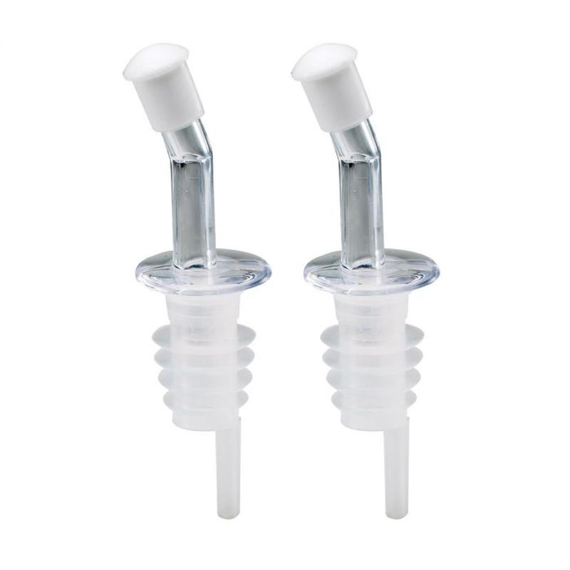 HIC Kitchen Uncle Pietro's Drip-Free Bottle Pourers, Leakproof, Set of 2