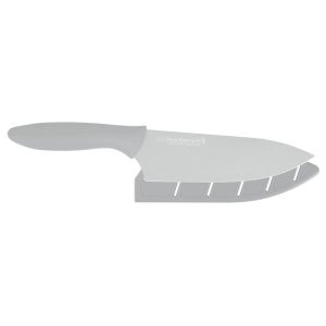 Kai Pure Komachi 2 6-Inch Chef's Knife With Sheath, Light Gray
