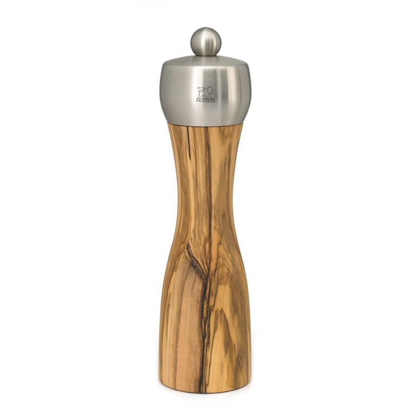 Peugeot 8-Inch Classic Fidji Salt Mill, Olive Wood