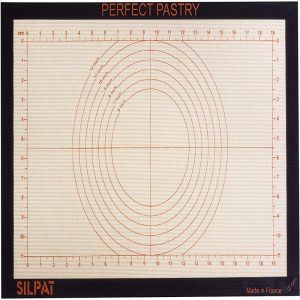 Silpat Perfect Pastry Non-Stick Silicone Countertop Workstation Mat, 15-1/8" x 23"