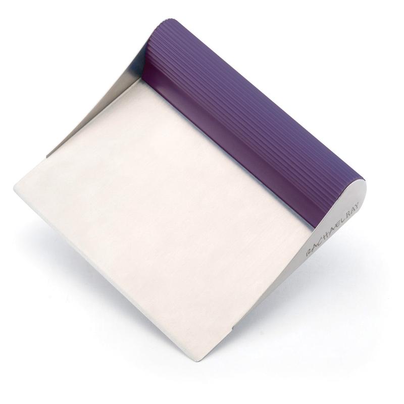 Rachael Ray Tools & Gadgets Stainless Steel Bench Scrape, Purple