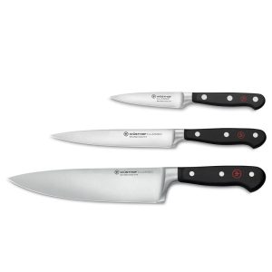 Wusthof Classic 3 Piece Chef's Knife Set