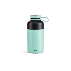 Lekue Insulated Bottle To Go, 10-ounce, Turquoise