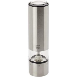 Peugeot Elis Sense U-Select Salt Mill 8-inch, Stainless/Acrylic