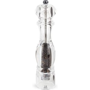 Peugeot Nancy Pepper Mill Acrylic, 12-Inch, Clear