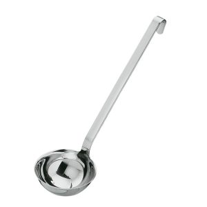 Rosle Stainless Steel Ladle With Hook Handle and Pouring Rim, 5.4-ounce