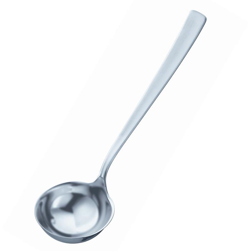 Rosle Stainless Steel Soup Ladle with Flat Handle, 2.7-ounce