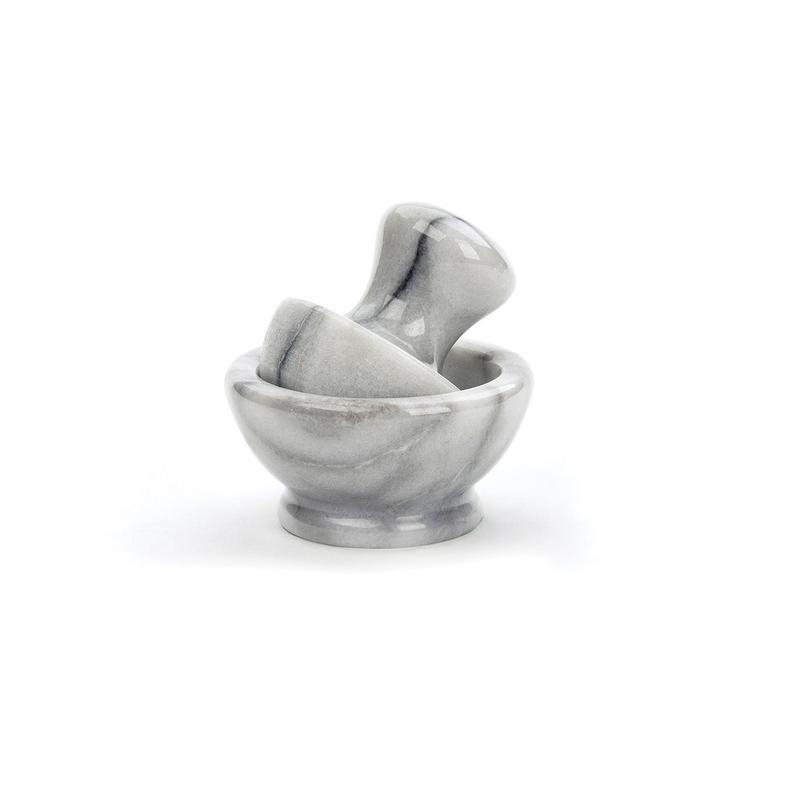 RSVP White Marble Spice Grinder Set